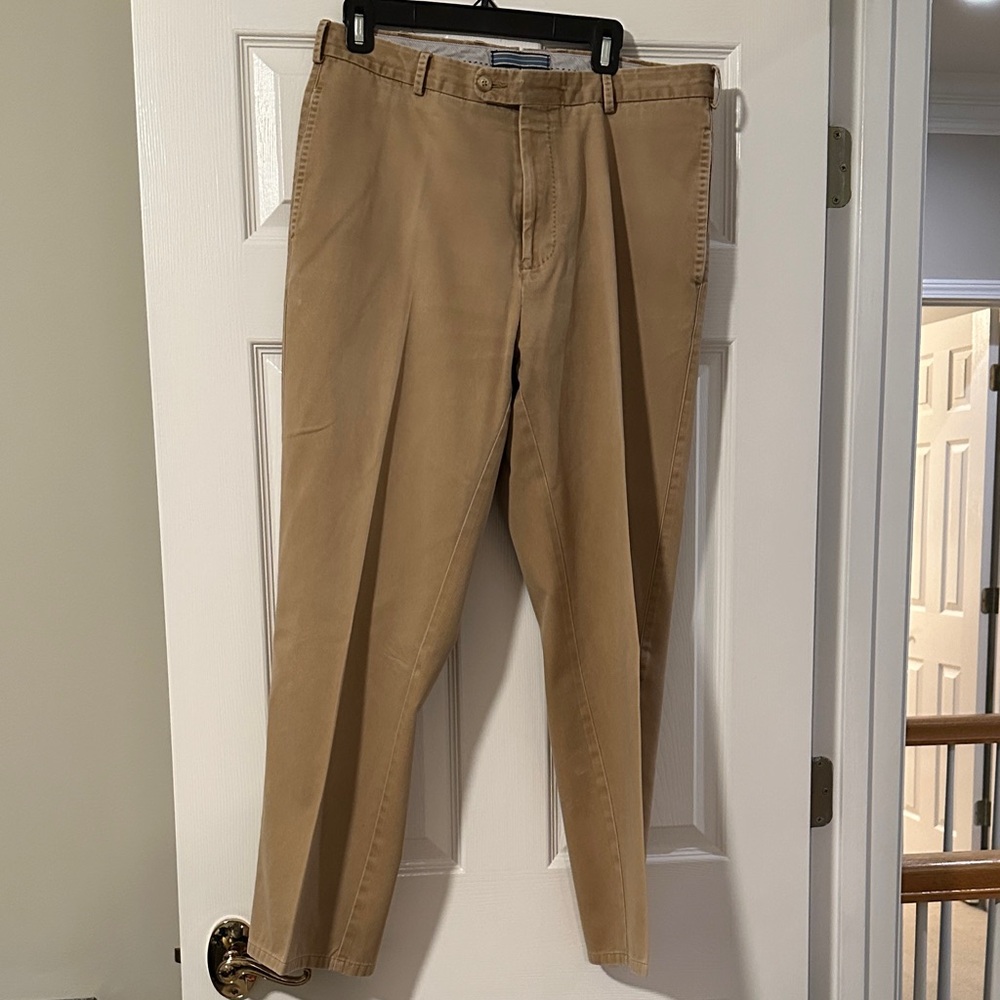 Peter Millar Men's Tan Pants Size 34